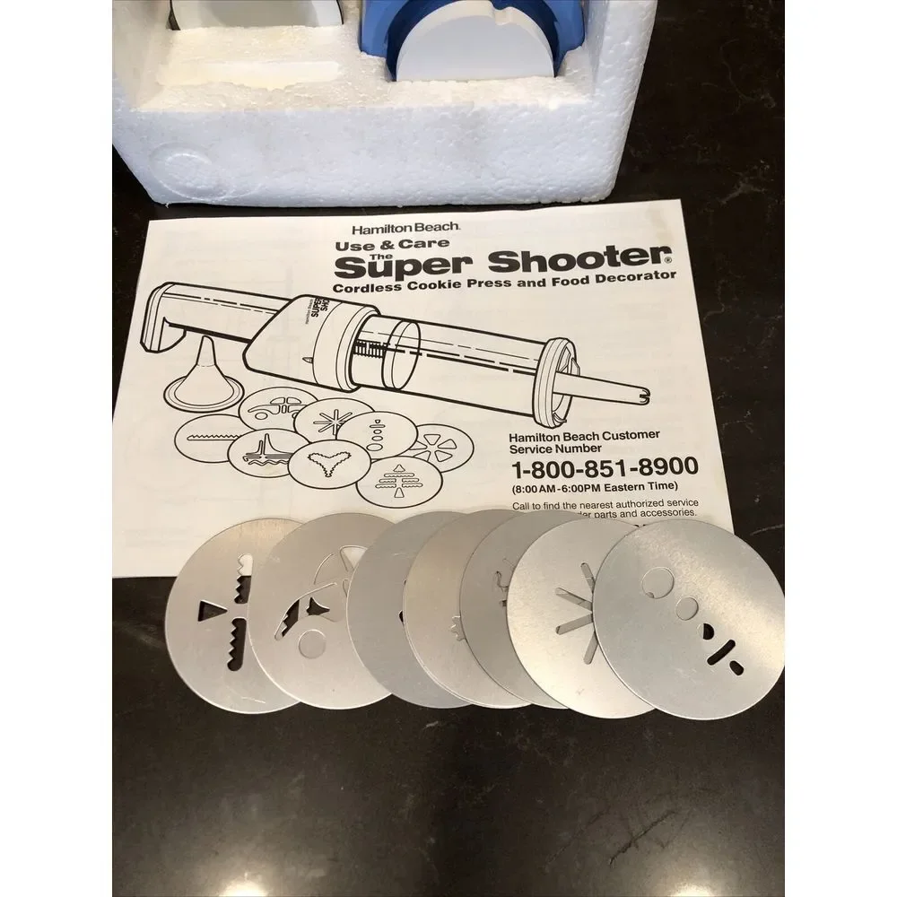 Hamiliton Beach The Super Shooter 8000 Cookie Press‎ Food Decorator